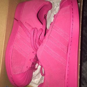 Adidas J bubble gum pink